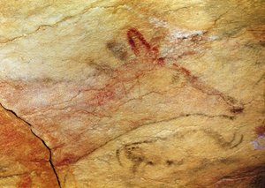 Ciervo de las Cuevas de Altamira, c.15,000 a.C. (detalle)